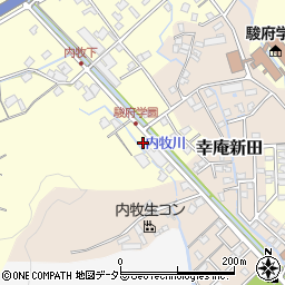 静岡県静岡市葵区内牧404周辺の地図
