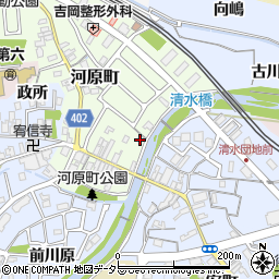 京都府亀岡市河原町2周辺の地図