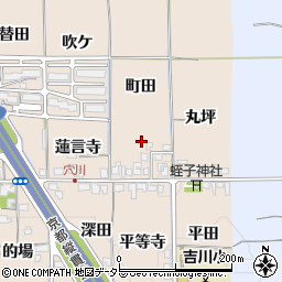 京都府亀岡市吉川町穴川周辺の地図