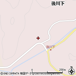 兵庫県丹波篠山市後川下214周辺の地図