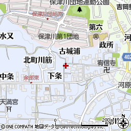 京都府亀岡市余部町下条47周辺の地図