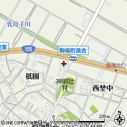 和茶家周辺の地図