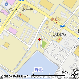 滋賀県草津市木川町1332周辺の地図