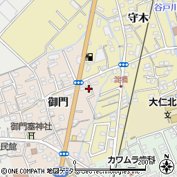 静岡県伊豆の国市御門139周辺の地図