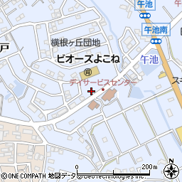 愛知県大府市横根町狐山周辺の地図