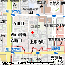 京都府京都市上京区東魚屋町350周辺の地図