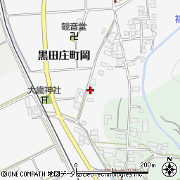 兵庫県西脇市黒田庄町岡1029周辺の地図