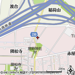愛知県豊田市幸町隣松寺316周辺の地図