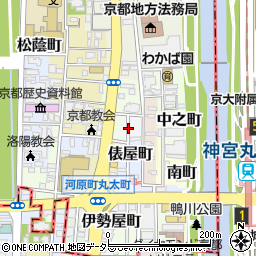 京都府京都市上京区袋町周辺の地図