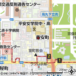 京都府京都市上京区養安町239周辺の地図