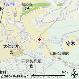 静岡県伊豆の国市守木663周辺の地図