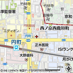 担担麺 胡 えびす 円町店周辺の地図