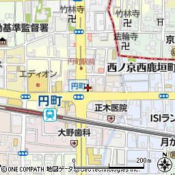 株式会社ケア２１　ケア２１円町周辺の地図