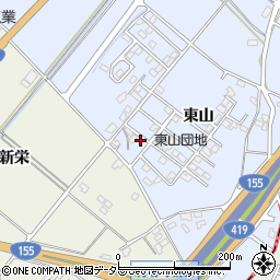 愛知県豊田市生駒町東山129周辺の地図