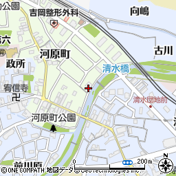 京都府亀岡市河原町210周辺の地図