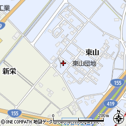 愛知県豊田市生駒町東山81周辺の地図