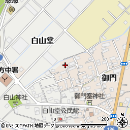 静岡県伊豆の国市御門周辺の地図