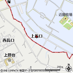 愛知県大府市長草町上長口周辺の地図