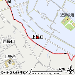 愛知県大府市長草町（上長口）周辺の地図
