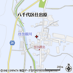 兵庫県多可郡多可町八千代区仕出原192周辺の地図