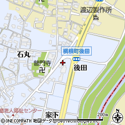 愛知県大府市横根町後田20周辺の地図