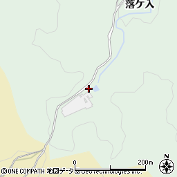 愛知県岡崎市奥殿町（落ケ入）周辺の地図