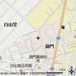 静岡県伊豆の国市御門81周辺の地図