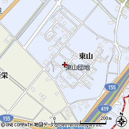愛知県豊田市生駒町東山164周辺の地図