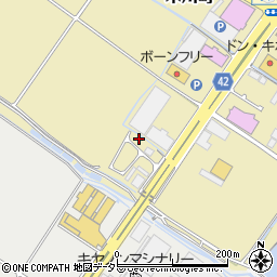 滋賀県草津市木川町100-21周辺の地図