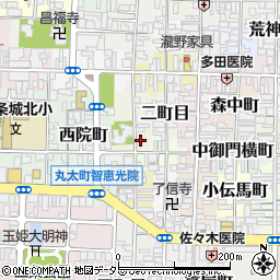 京都府京都市上京区櫛笥町720周辺の地図