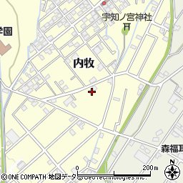 静岡県静岡市葵区内牧221周辺の地図