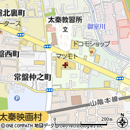 クリーニングぴいぷるマツモト新丸太町店周辺の地図