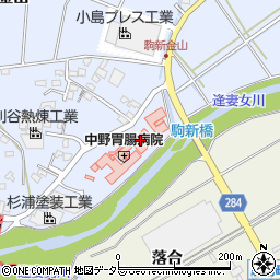 愛知県豊田市駒新町金山1-1周辺の地図