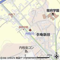 静岡県静岡市葵区内牧1649周辺の地図