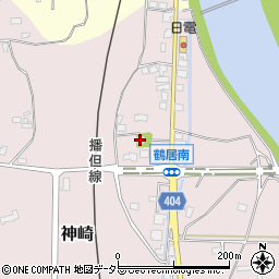 稲荷八坂神社周辺の地図