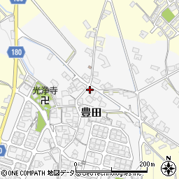 滋賀県蒲生郡日野町豊田291周辺の地図