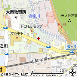 京都府京都市右京区常盤一ノ井町周辺の地図