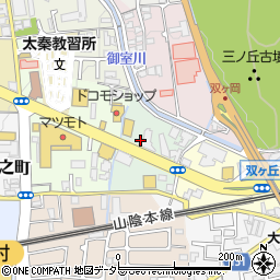 京都府京都市右京区常盤一ノ井町周辺の地図