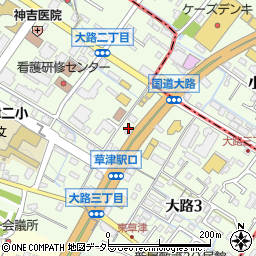 日本測器株式会社　滋賀営業所周辺の地図
