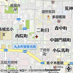 京都府京都市上京区櫛笥町718周辺の地図