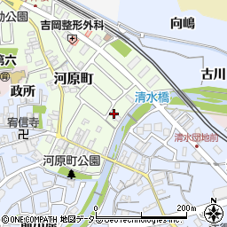 京都府亀岡市河原町209周辺の地図