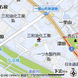 愛知県刈谷市一里山町家下74-3周辺の地図