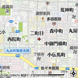 京都府京都市上京区二町目651周辺の地図