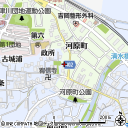 京都府亀岡市河原町41周辺の地図