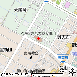 ベティさんの家 太田川周辺の地図