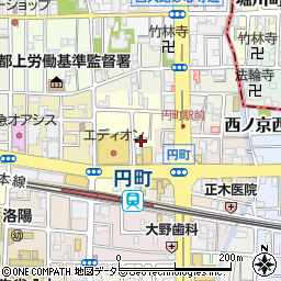 京都府京都市中京区西ノ京西円町36周辺の地図