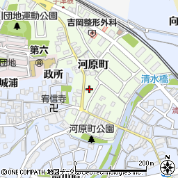 京都府亀岡市河原町43周辺の地図