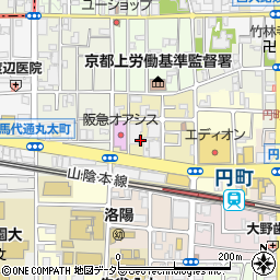 京都府京都市中京区西ノ京南大炊御門町周辺の地図