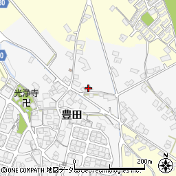 滋賀県蒲生郡日野町豊田84周辺の地図