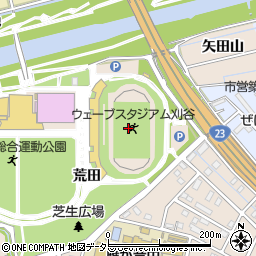 ウェーブスタジアム刈谷周辺の地図